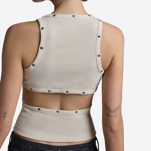 Summer New Fashion Street Women's Atomic Cut-Out Tank Top