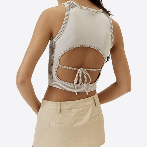 Custom Summer New Seamless Crop Tank Top