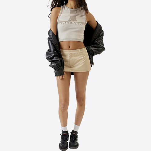 Custom Summer New Seamless Crop Tank Top