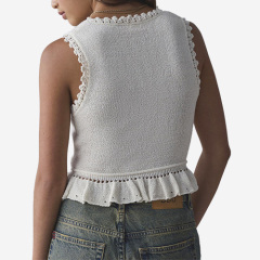 Custom New Kimchi Blue Lace-Up Sweater Vest