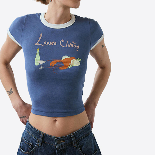 Custom 2025 New Women's Perfectly Flawless Pattern Ring Baby T-Shirt