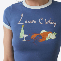 Custom 2025 New Women's Perfectly Flawless Pattern Ring Baby T-Shirt