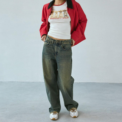 Europe and America 2025 New Wild Graphic Fitted Kawaii Anime T Shirts