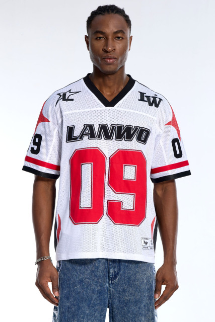 Oversized Vintage Loose Fit Football Jersey