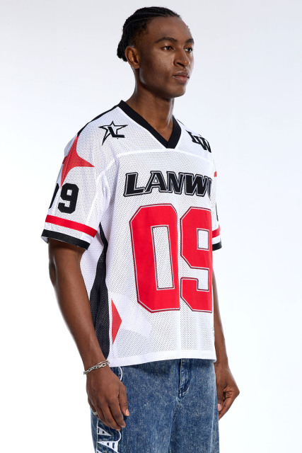 Oversized Vintage Loose Fit Football Jersey