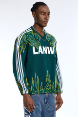 Wholesale custom streetwear cropped oversized vintage loose fit football jerseys