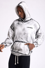 Custom Men's Oversized Vintage Cropped Hoodie