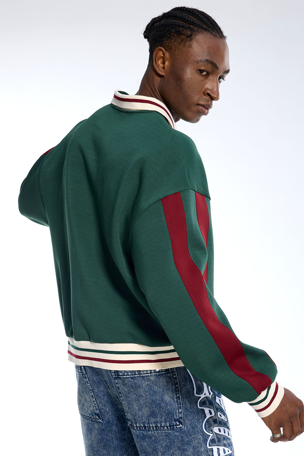 Custom Fashion Vintage 100% Cotton French Terry Zip-Up Oversized Hoodie