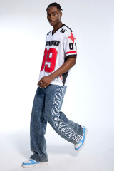 Oversized Vintage Loose Fit Football Jersey