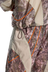 Custom Oversized Camouflage Tracksuit - Tree Camo Windbreaker & Matching Shorts High Street Set