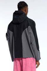 Custom Oversized Technical Jacket - Patchwork & Multi-Pocket Detail High Street Coat