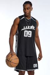 Custom Oversized Mesh Jersey Set - Star & Number Detail High Street Set