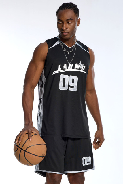 Custom Oversized Mesh Jersey Set - Star & Number Detail High Street Set