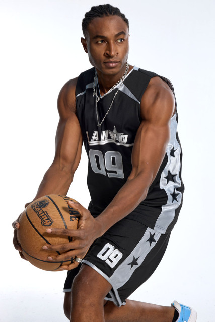 Custom Oversized Mesh Jersey Set - Star & Number Detail High Street Set