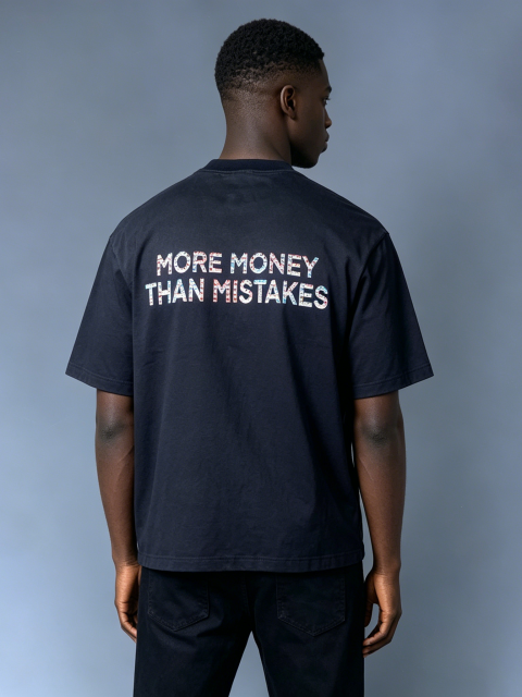 Custom Vintage Wash "PROFIT" Graphic T-Shirt - LW&SUNKUN Men's Acid Washed Streetwear Tee OEM/ODM Wholesale