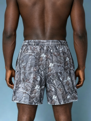 Custom Grey Realtree Camo Shorts - LW&SUNKUN Men's Tree Print Streetwear Casual Sweat Shorts OEM/ODM Wholesale