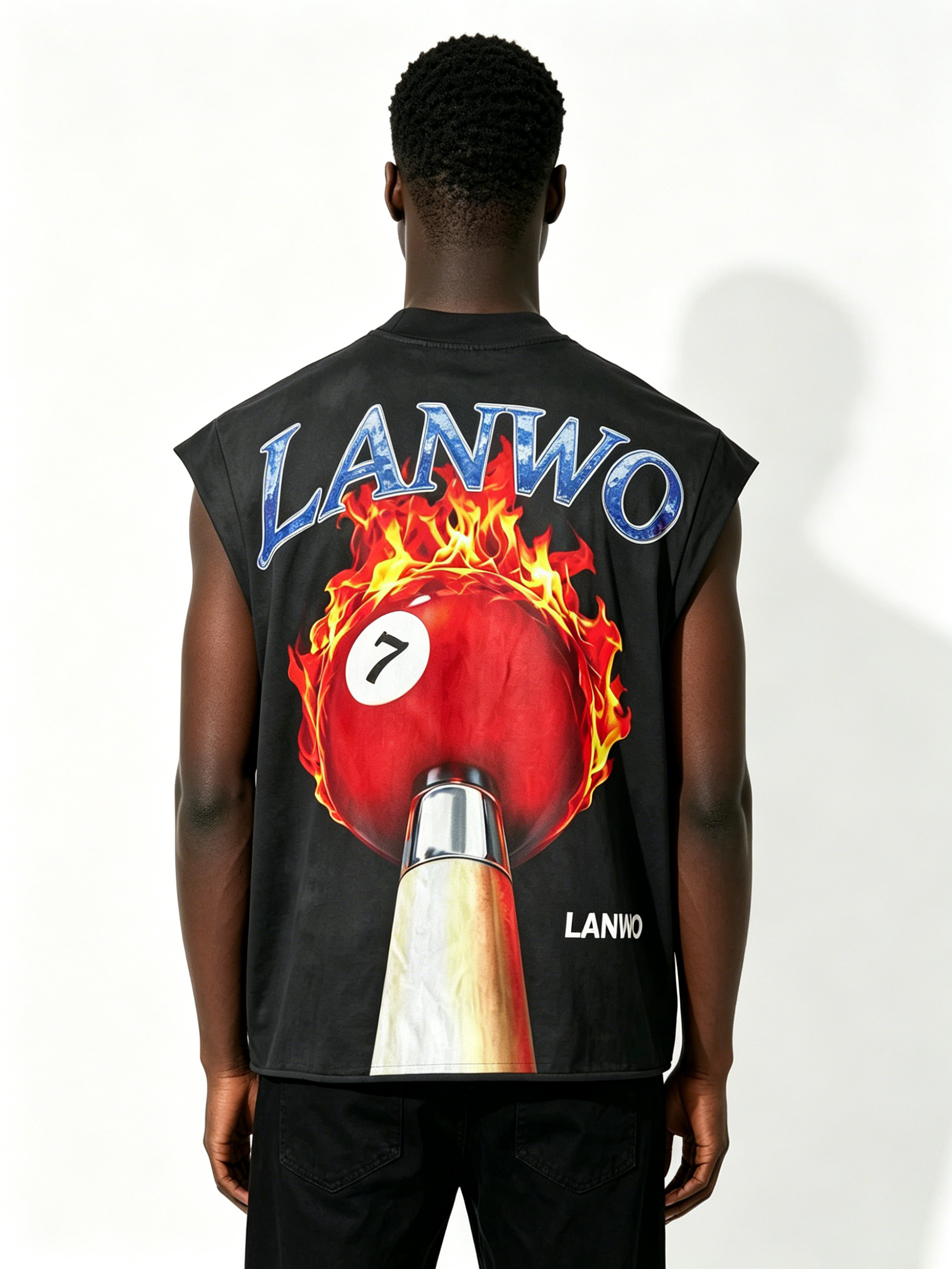 Custom Vintage Smoke Wash Lucky Dice Flame Graphic Sleeveless Tank Top Manufacturer | Men Cutoff Muscle Tee Private Label Y2K Hip Hop Streetwear Vest, 50 MOQ, 7-Day Sample & 15-Day Bulk Lead Time