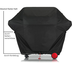Premium BBQ Grill Cover L, 155 x 65 x 115 cm Barbecue Covers for Gas Grill
