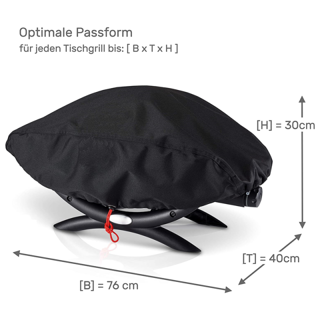 Premium BBQ Grill Cover 76 x 40 x 30cm