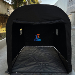 Large Size Heavy Duty Waterproof Bicycle Garage Shelter BicycleTent , All-Weather proof Black Color Protection