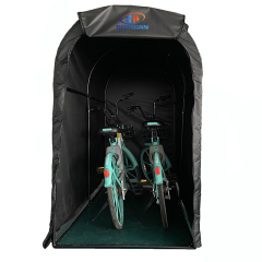 Bike Tent Small Size ,Two Bicycle Garage Shelter High Quality Heavy Duty Waterproof All-Weather proof Black