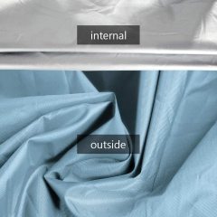 7.8-18ft Waterproof Kayak Canoe Cover-Storage Dust Cover UV Protection Sunblock Shield for Fishing Boat /Kayak / Canoe 7 Sizes Baby Blue