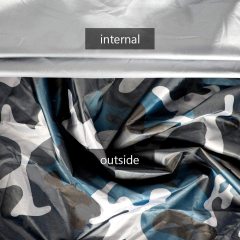 7.8-18ft Waterproof Kayak Canoe Cover-Storage Dust Cover UV Protection Sunblock Shield for Fishing Boat /Kayak / Canoe 7 Sizes Camouflage navy blue