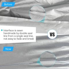 7.8-18ft Waterproof Kayak Canoe Cover-Storage Dust Cover UV Protection Sunblock Shield for Fishing Boat /Kayak / Canoe 7 Sizes Blue