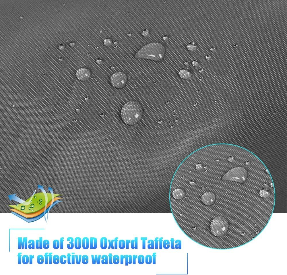 7.8-18ft Waterproof Kayak Canoe Cover-Storage Dust Cover UV Protection Sunblock Shield for Fishing Boat /Kayak / Canoe 7 Sizes Grey