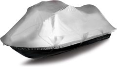 Jet Ski Cover, Waterproof Marine Grade 600D Heavy Duty Polyester PWC Cover Six Sizes Silver Color