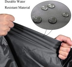 Boat Motor Covers, Full Outboard Motor Cover with 420D Heavy Duty Oxford Fabric Extra PVC Coating, Water Resistant Outboard Engine Covers Fit for Motor 100-300 HP