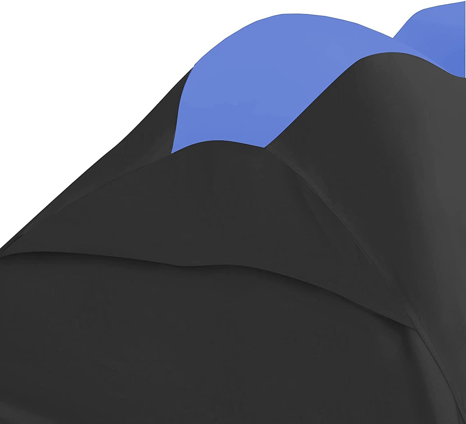Jet Ski Cover, Waterproof Marine Grade 600D Heavy Duty Polyester PWC Cover Six Sizes Black and Blue Color