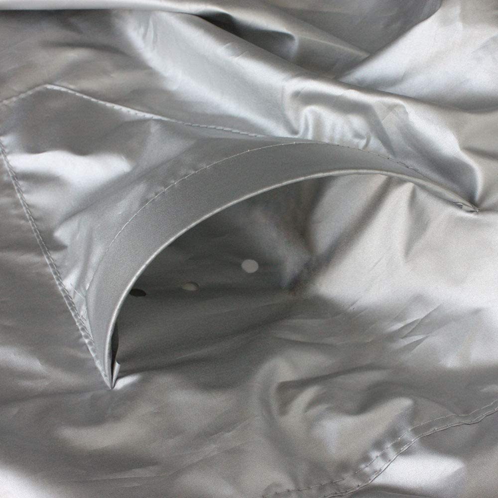 Jet Ski Cover, Waterproof Marine Grade 600D Heavy Duty Polyester PWC Cover Six Sizes Silver Color