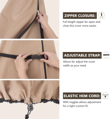 Patio Umbrella Covers with Zipper
