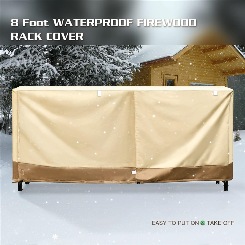 600d Oxford Fabric Firewood Log Rack Cover