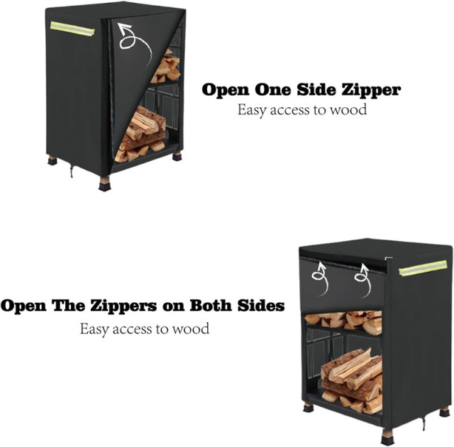Firewood Rack Snow Protector