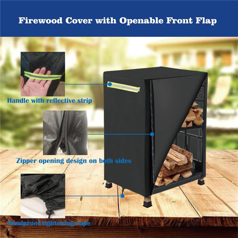 Firewood Rack Snow Protector