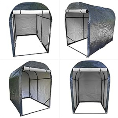 Canopy Shelter with Roll-up Zipper Door for Bike Motorcycle