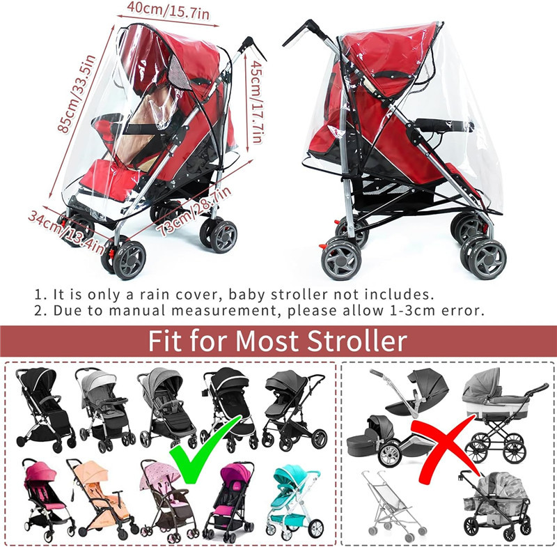Rain Cover For Baby Travel Pushchair Stroller Buggy Pram
