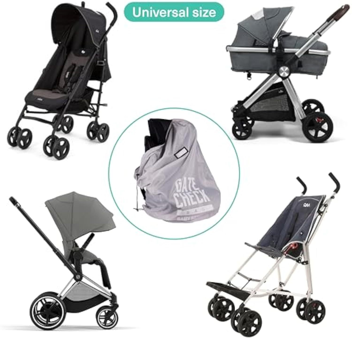 Baby Buggy Travel Bag for Easy Airplane Gate Check in
