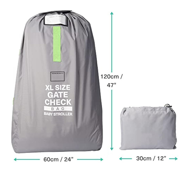 120 x 60cm Extra Large Pram Airplane Pushchair Car Seat Gate Check Waterproof Travel Bag
