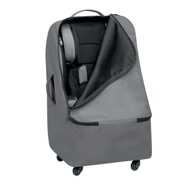 Grey Car Seat Backpack Travel Bag
