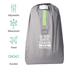 120 x 60cm Extra Large Pram Airplane Pushchair Car Seat Gate Check Waterproof Travel Bag