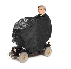 Full Body Mobility Scooter Hooded Poncho Cover