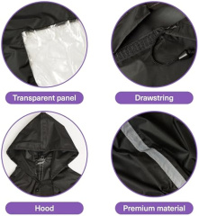 Full Body Mobility Scooter Hooded Poncho Cover