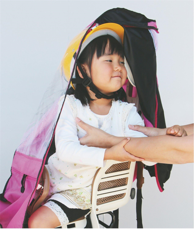 Bike Rain Cover For Bike Rear Mount Kid Seat