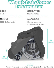 Mobility Scooters Manual Wheelchair Protective Cover