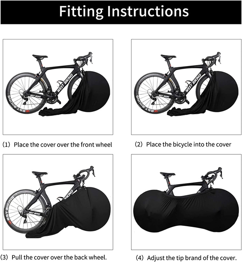 Anti-dust Indoor Bicycle Wheel Cover