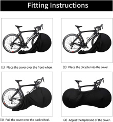 Anti-dust Indoor Bicycle Wheel Cover