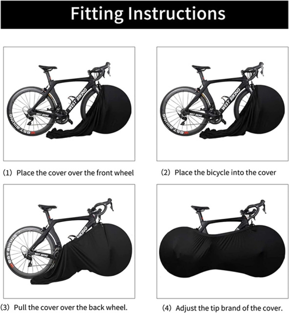 Anti-dust Indoor Bicycle Wheel Cover